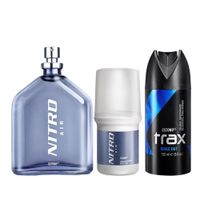 Nitro Air Perfume de Hombre con Deo Roll on y Spray