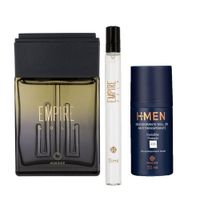 Empire Gold Perfume de Hombre con mini 15ml y Deo Roll On