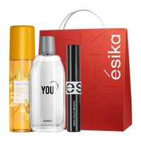 You Fragancia 90ml con Máscara Full Volume y Colonia Vainill