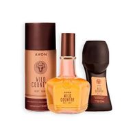 Wild Country Perfume de Hombre con Deo SPray y Roll On