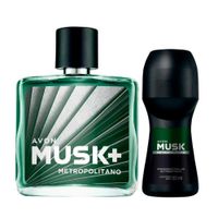 Musk Metropolitano Perfume de Hombre con Deo Roll ON