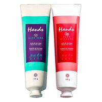 Hands Crema de Manos Guante de Silicona Aloe con Granda x2 und