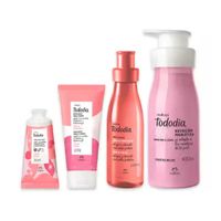 Tododia Frutas Rojas Crema Cuerpo+ Manos Spray y Exfoliante