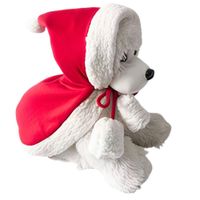 CAPA con Capucha y Lazo ajustable para Navidad para Mascotas Talla M
