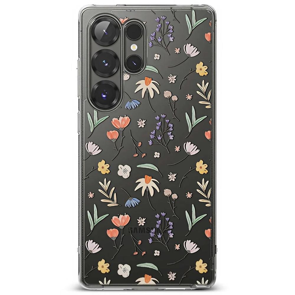 Case Ringke Fusion Design Dry Flowers - Galaxy S25 Ultra