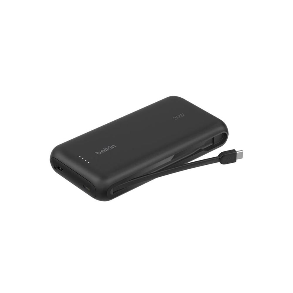 Power Bank Belkin BPB024fqBK 20000 mAh 30W PD + Cable Integrado USB-C Negro