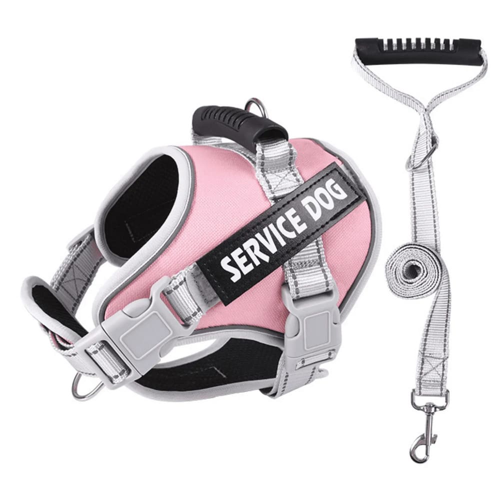 Pechera de Seguridad Reflectante Ajustable de Color Rosado Talla Xl