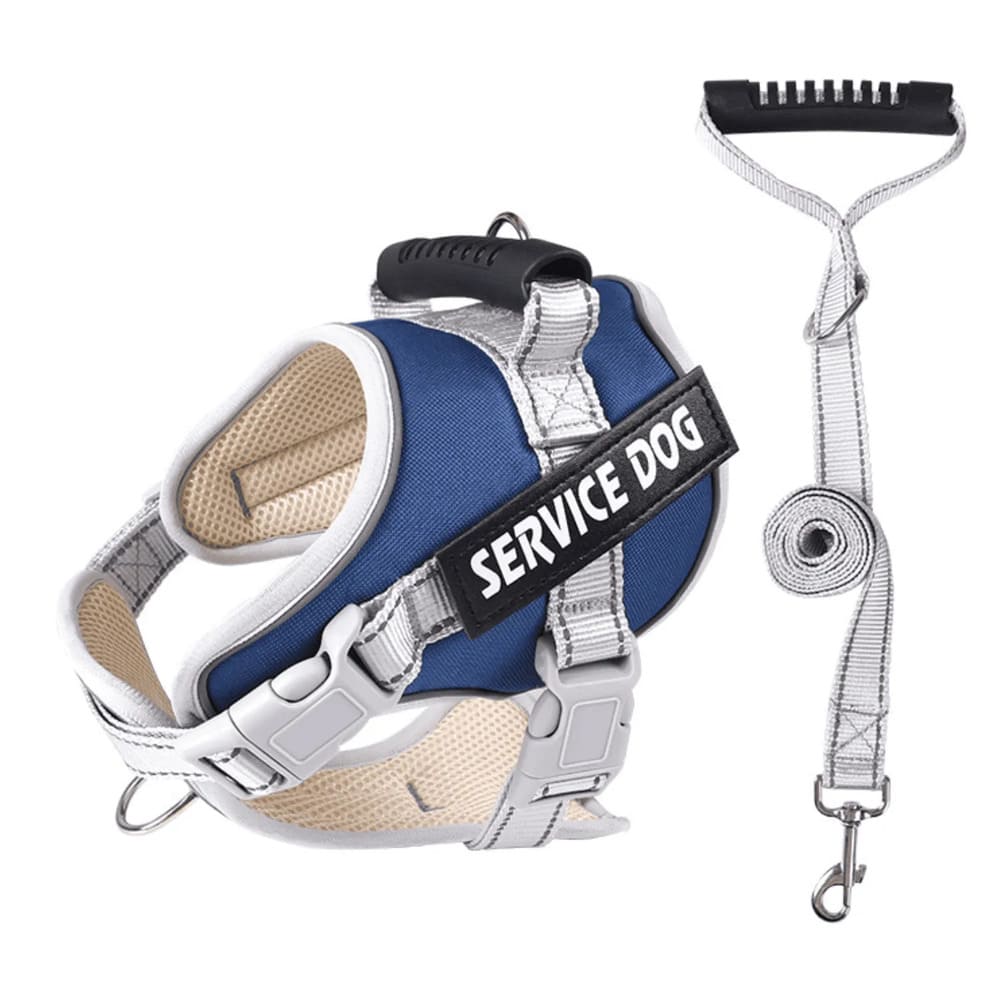 Pechera de Seguridad Reflectante Ajustable de Color Azul Marino Talla Xl