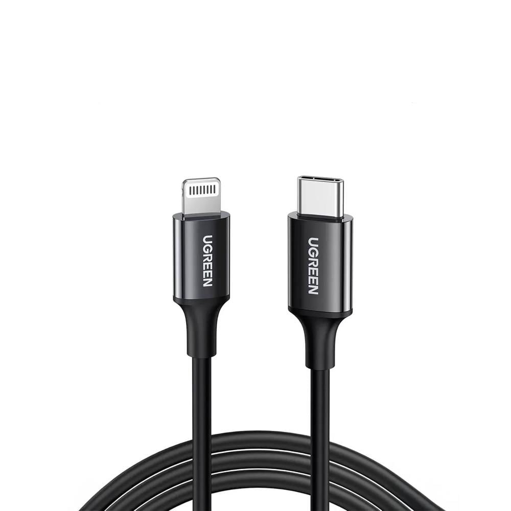 Cable Ugreen USB-C a Lightning M/M 1M Negro 60751