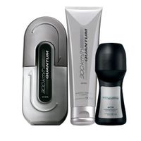 300 Km/H Quantum Perfume de Hombre con  Deo y Shampoo