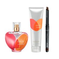 Lov U Connected Perfume de Mujer con Locion y Del Ceja