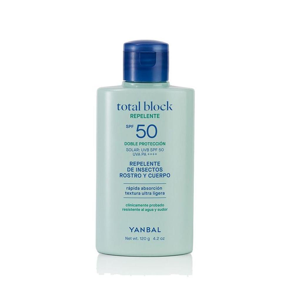 Repelente Bloqueador Solar SPF50 Total Block