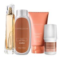Expression Perfume de Mujer con Locion Desodorante y Talco