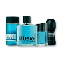 Musk Marine Fragancia de Hombre con Refresh Mini y Deo Roll