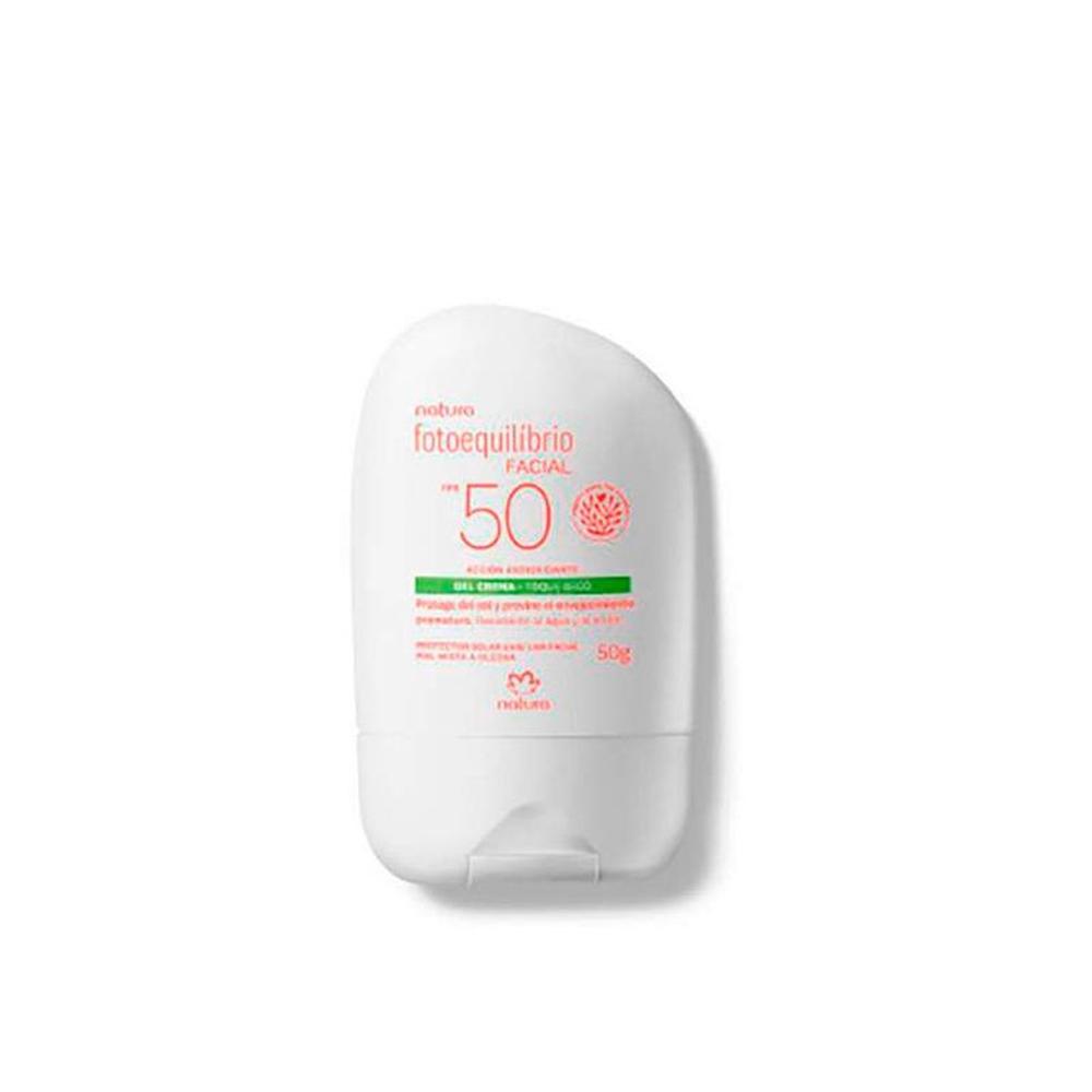 Gel protector facial FPS 50 Piel Grasa Fotoequilibrio Natura