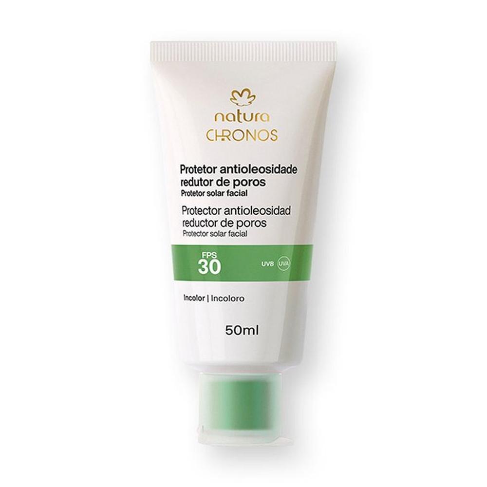 Protector antioleosidad reductor de poros FPS 30 incoloro Chronos Derma