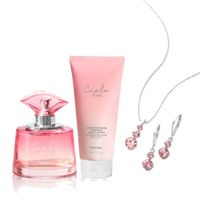 Cielo en Rosa Perfume de Mujer con Locion Perfumada y Joya
