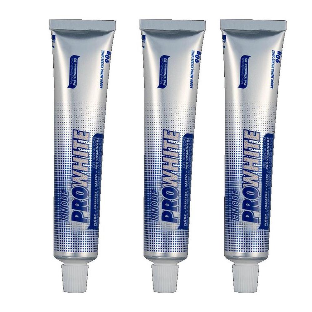 PRO WHITE Gel pasta dental x3 und