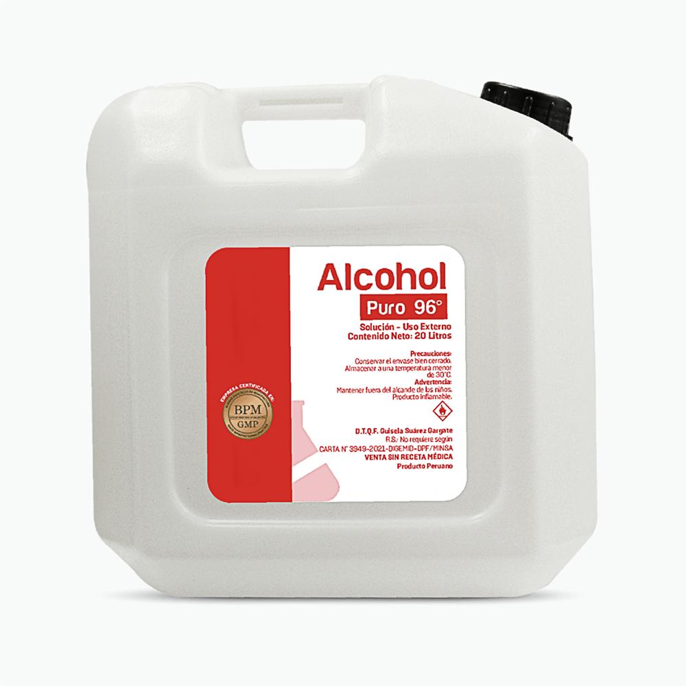 Alcohol 96° de 20 L