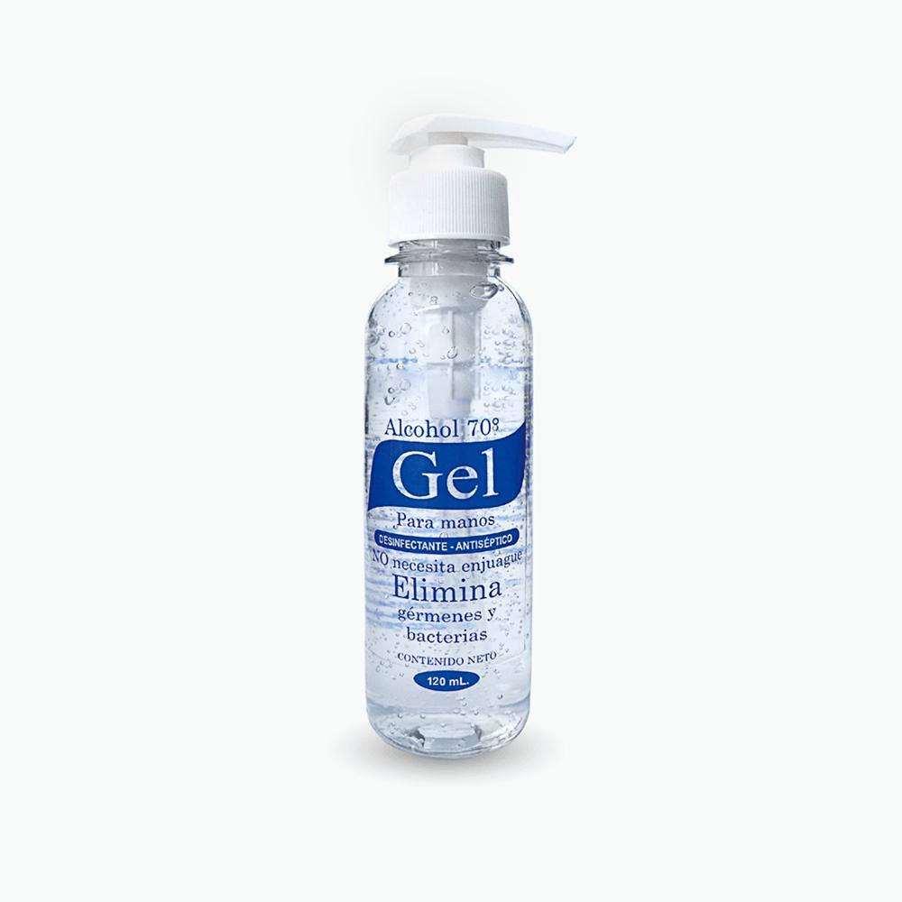 Alcohol 70° en Gel con Dispensador de 120 ML