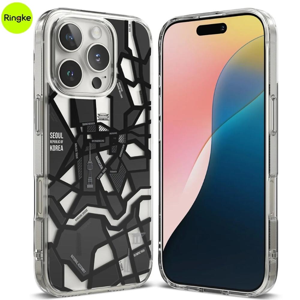 Case Ringke Design Seoul Map para iPhone 16 Pro Max