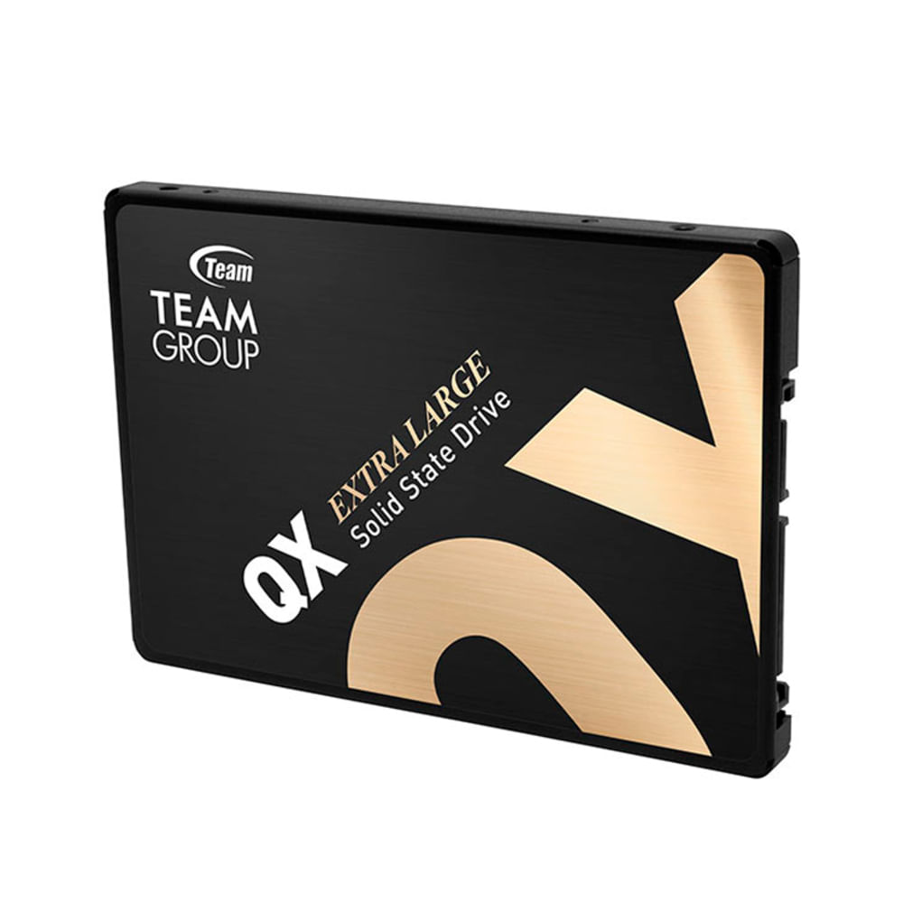 UNIDAD DE ESTADO SOLIDO TEAMGROUP QX, 1TB, QLC 3D, SATA 6.0 GB/S, 2.5"", SLC, DC +5V