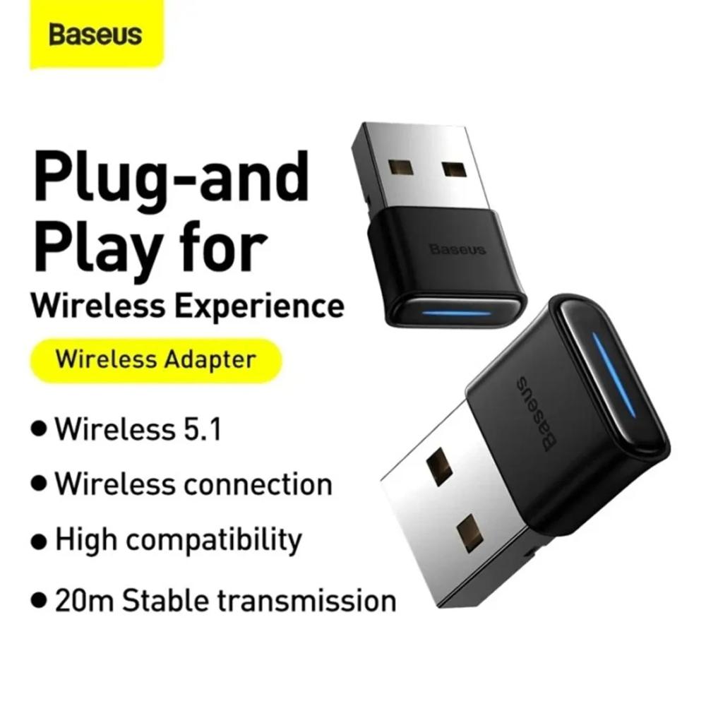 Baseus Bluetooth 5.1 Adaptador transmisor y receptor