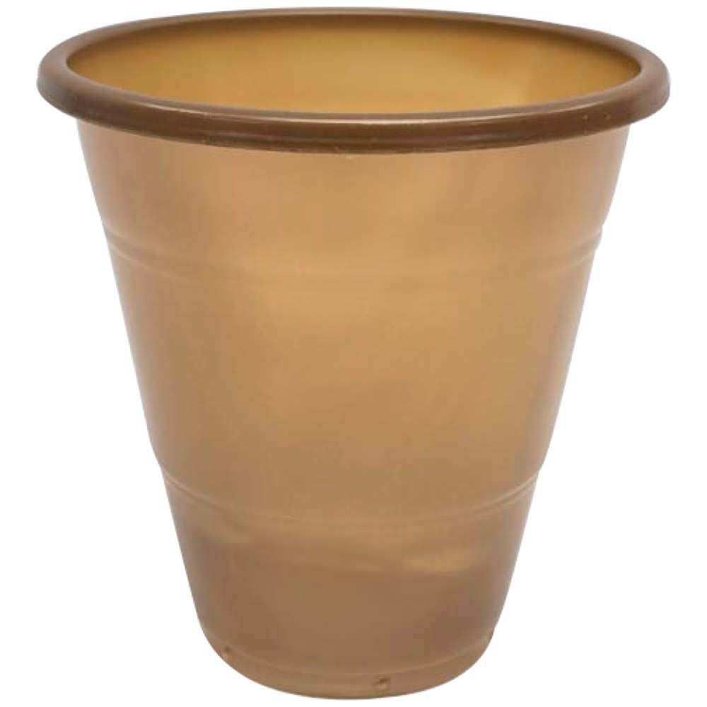 Vaso descartable 7oz dorado OLEGO x12un