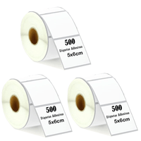 Etiqueta Termica Adhesiva 5x6cm Pack 3 Rollos