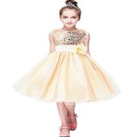 Vestido Niña Bebé Princess Little Dorada Melón Cumpleaños Bautizo