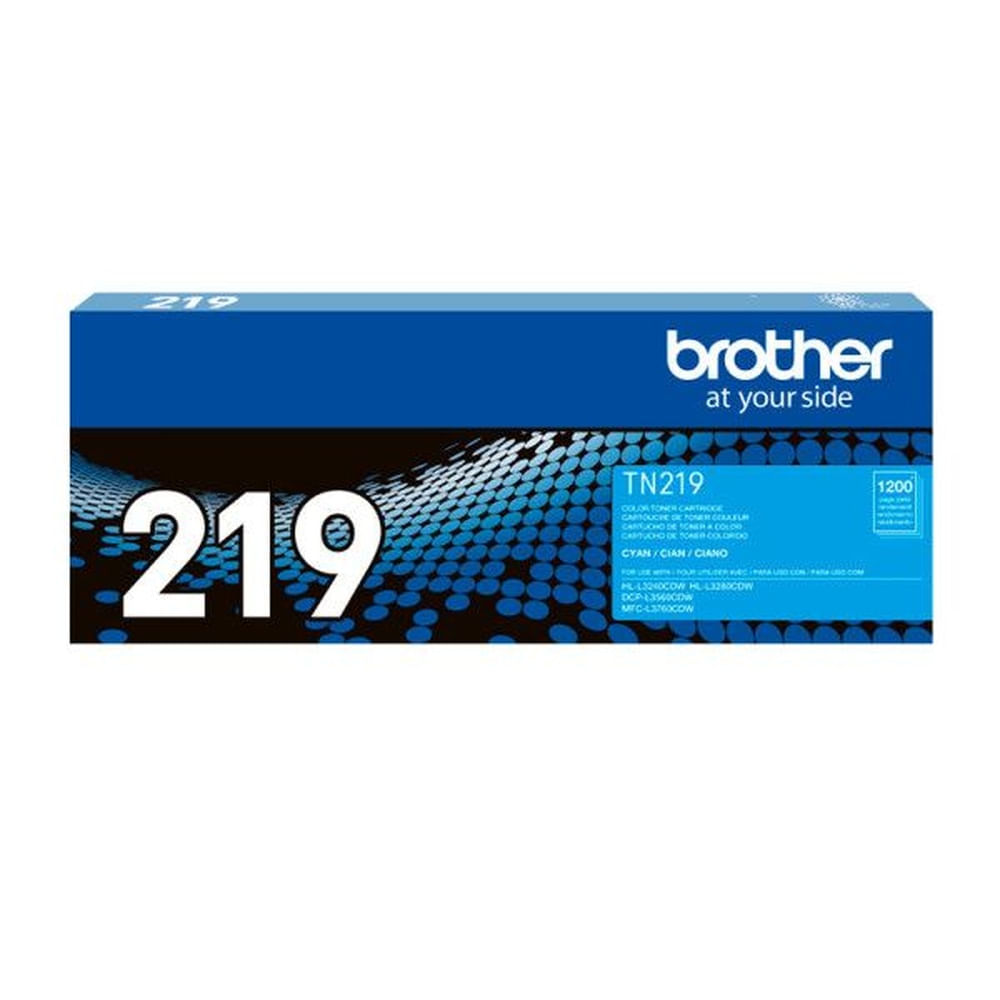 TONER BROTHER TN-219C CYAN 1200 PAGINAS