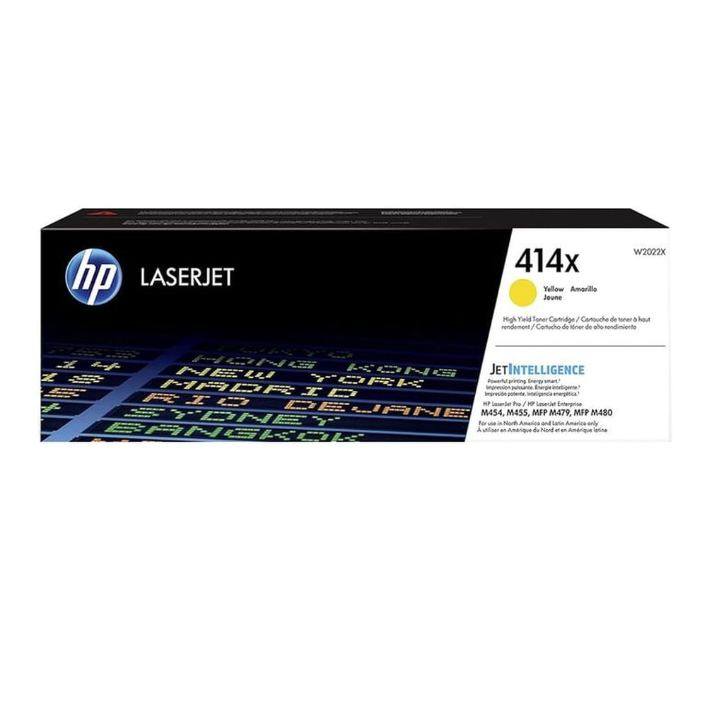 TONER HP 414X W2022X L.J. M454 YELLOW 6,000 PGS