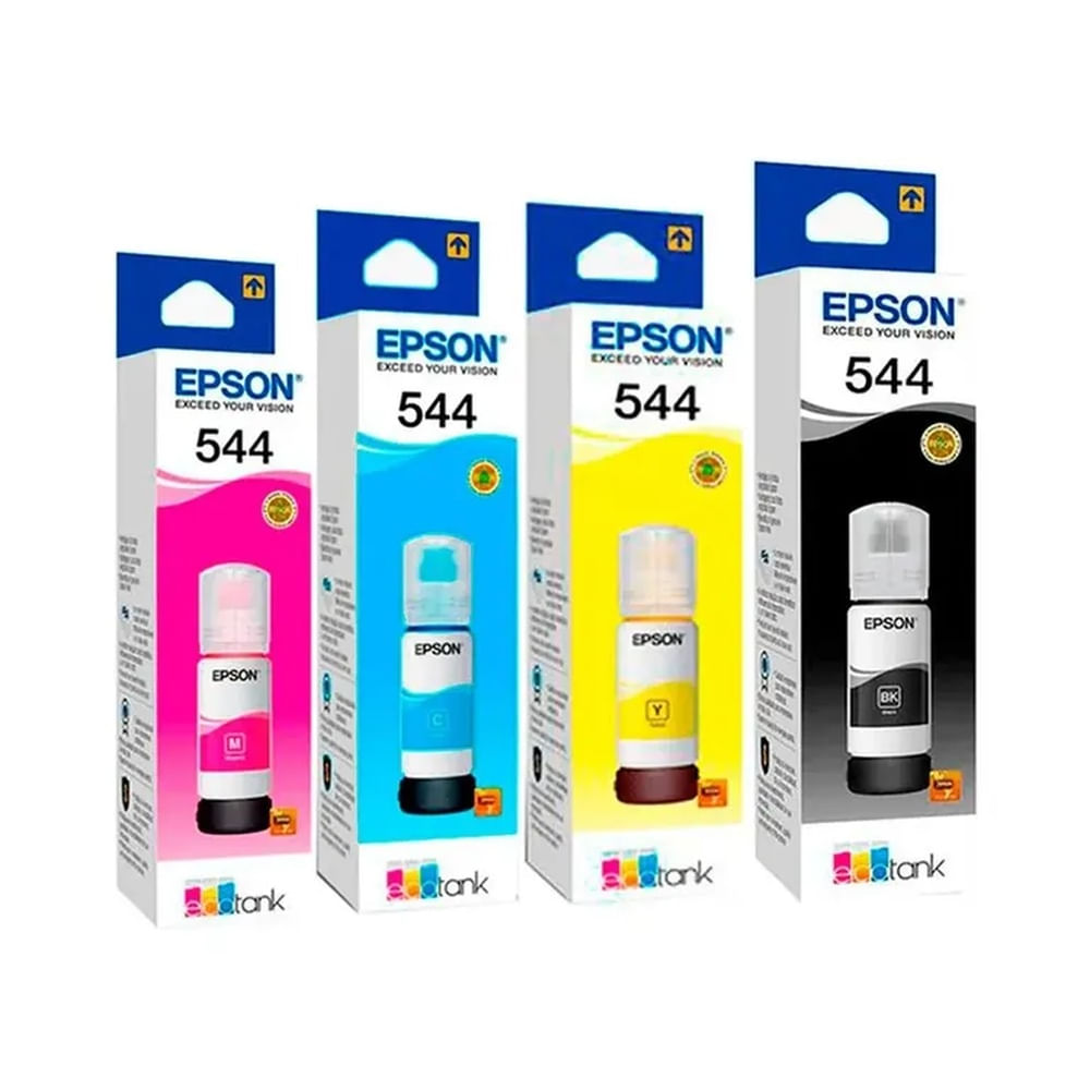 KIT DE TINTA EPSON 544 PACK COMPLETO T544