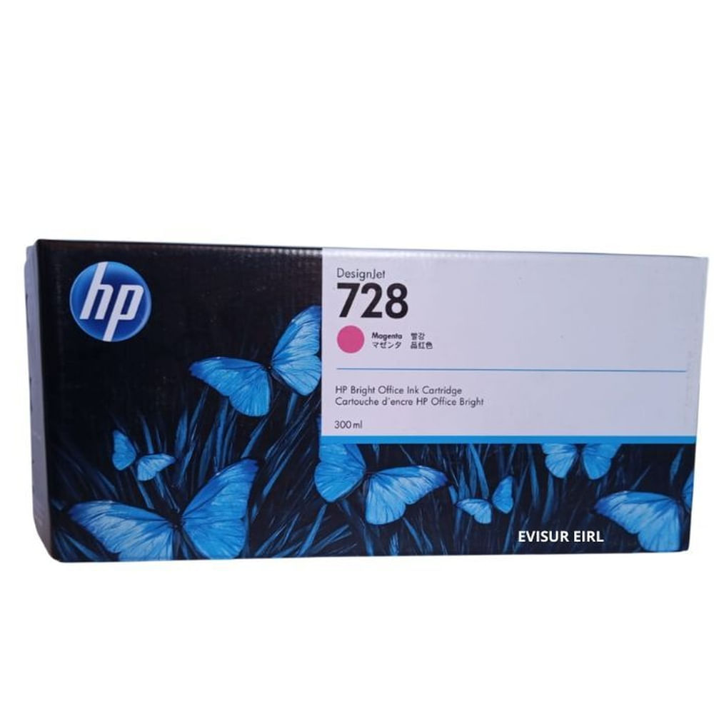 TINTA HP 728 ( F9K16A ) 300ML MAGENTA