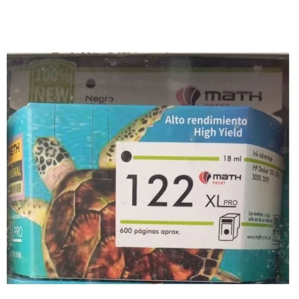 CARTUCHO DE TINTA 122XL COMPATIBLE NEGRO