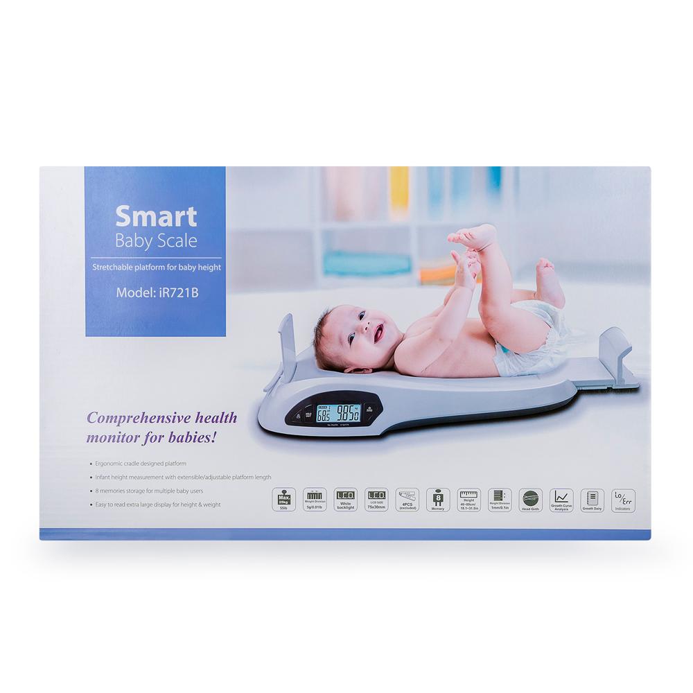 Balanza Digital con Tallímetro Pediátrica IR721B