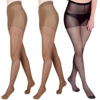 Pack 2 Panti Panty Pantimedias Semi Transparente