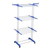 Tendedero De Ropa Plegable Multifuncional Perchero Rack 3 Niveles