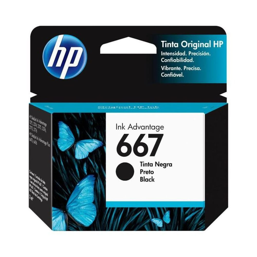 TINTA HP 667 NEGRO 3YM79AL