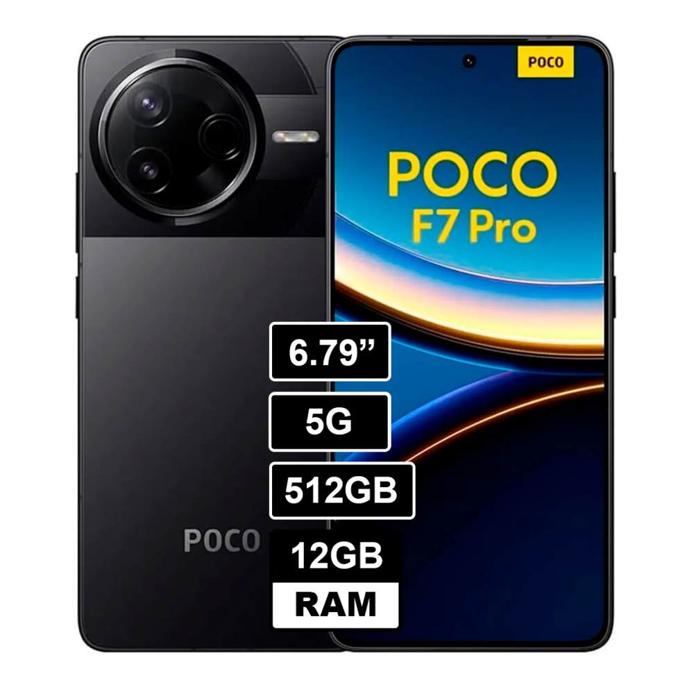 Celular Poco F7 Pro 12GB 512GB Negro