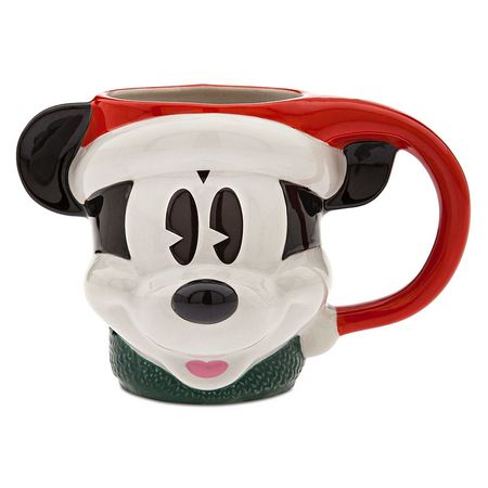 Mug Taza Disney Store Mickey Mouse Navidad Mod 1