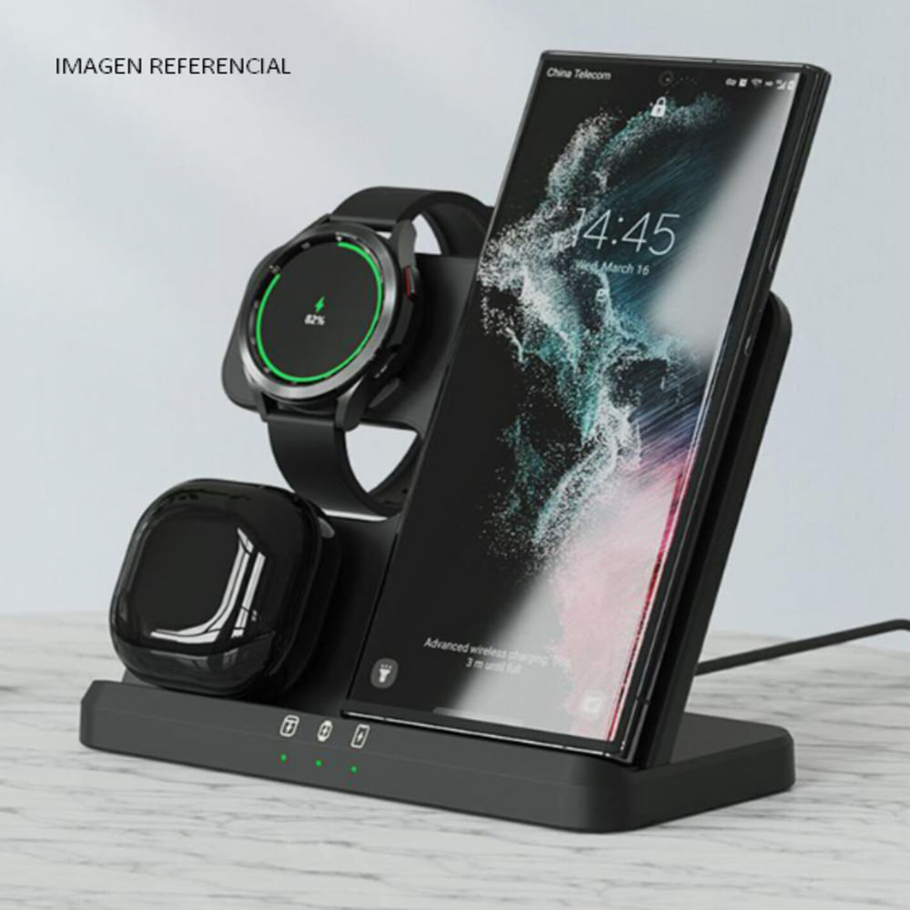 CARGADOR INALÁMBRICO PRO - 3 EN 1