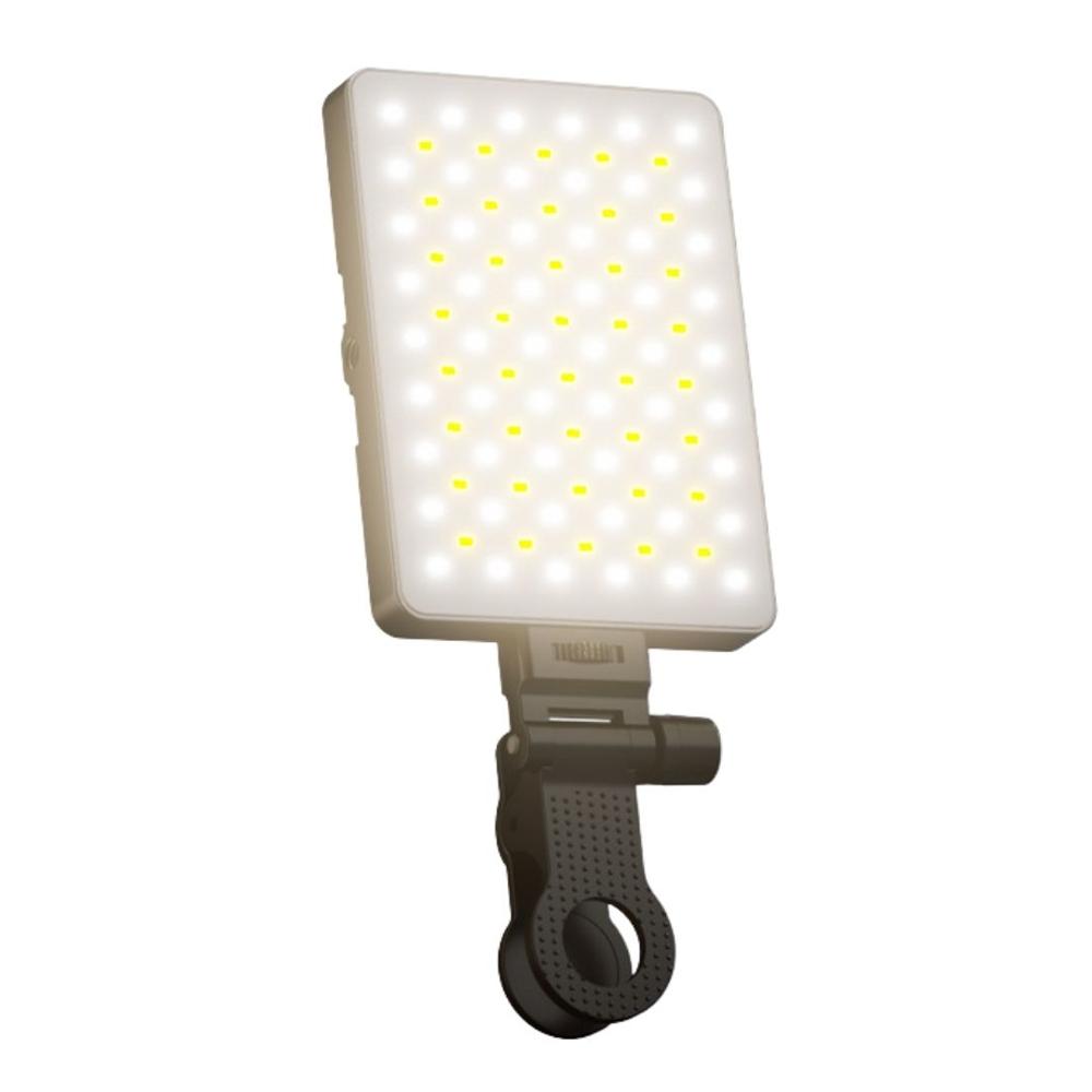 Luz Magnética RGB Recargable F06 con Clip Control Manual Modos de Iluminación y Batería USB Tipo C