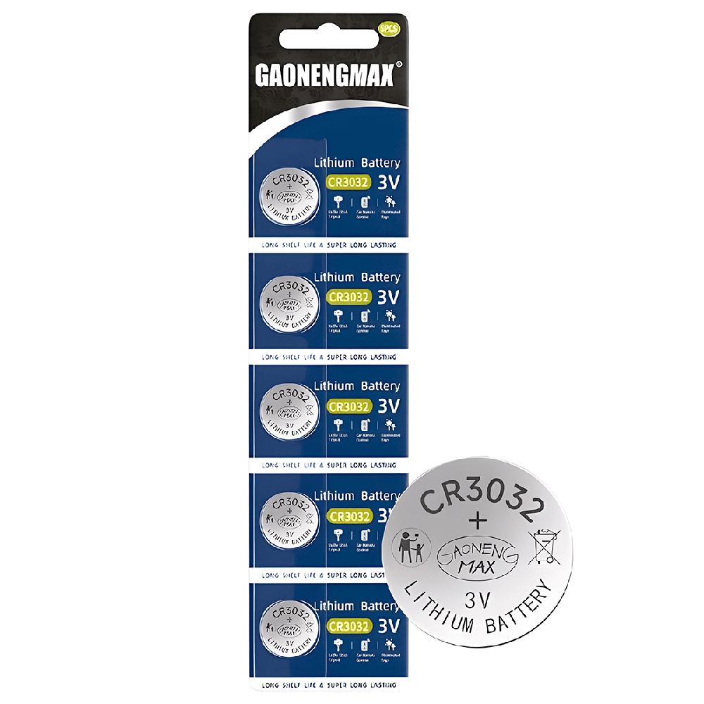 Pila Botón Cr2032 5v Pack X 5