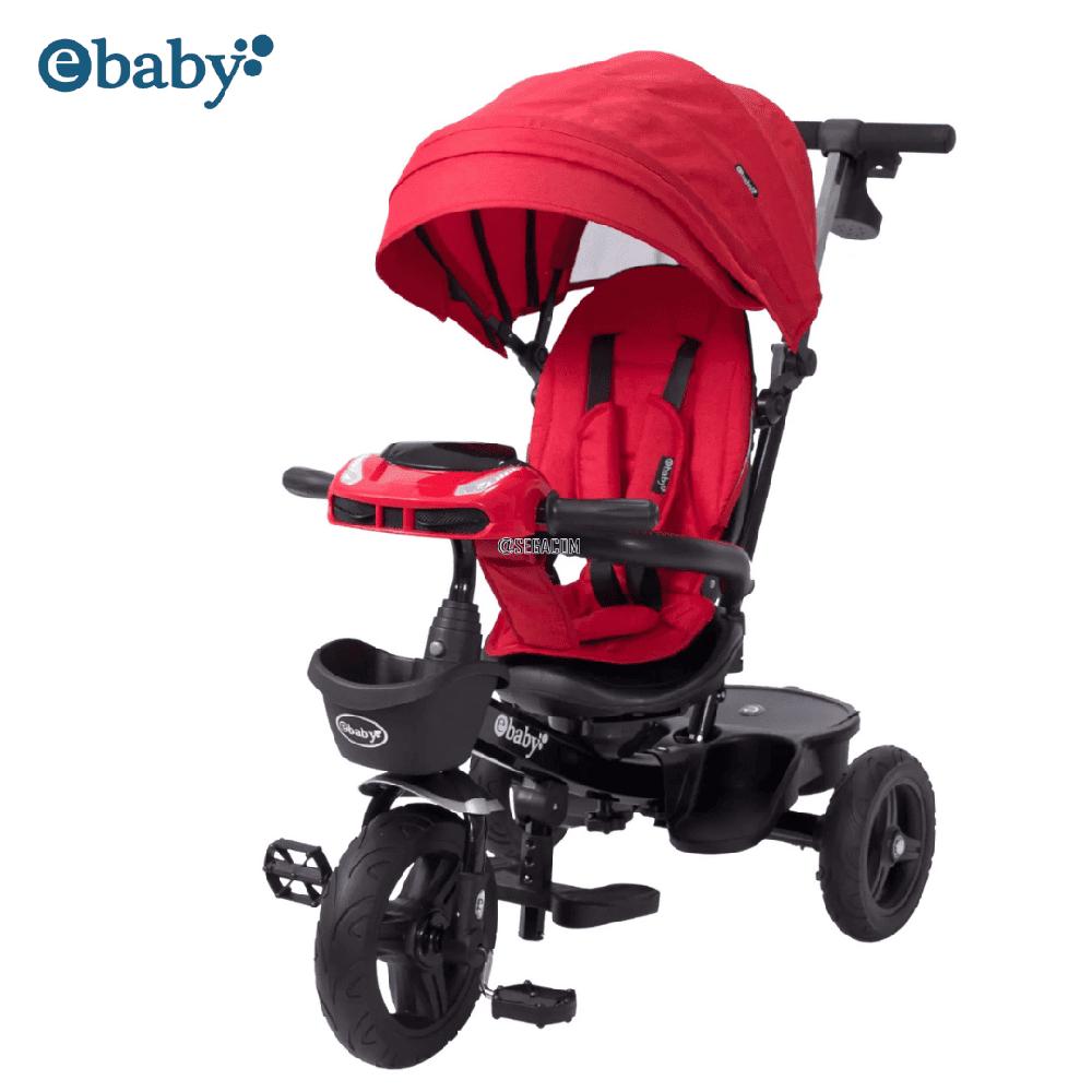 Triciclo Giratorio 360 Musical Bluetooth -ARIA- Rojo