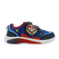 Zapatillas Niño Urbanas Mario Bros Rojo Con Luces