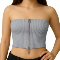 Top Strapple Doble Cierre 474G Lid-10 Hilo Tacto Color Beige
