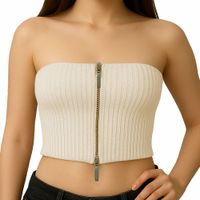Top Strapple Doble Cierre 474G Lid-10 Hilo Tacto Color Perla