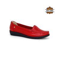 Mocasines Casuales Mujer Par&ss KA25-GOLDIE ROJO