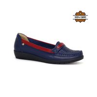 Mocasines Casuales Mujer Par&ss KA25-DRUCILA AZUL/VINO